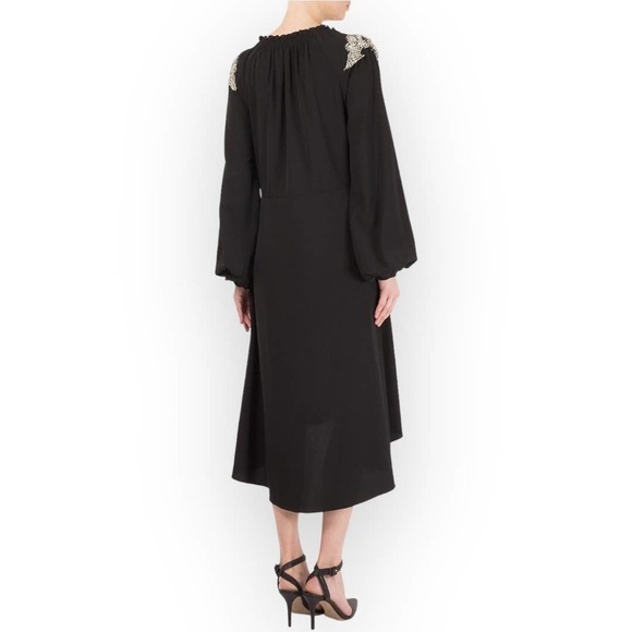 Dodo Bar Or Marisa Crystal Embellished Stretch-Crepe Dress Size 42 - Picture 14 of 15